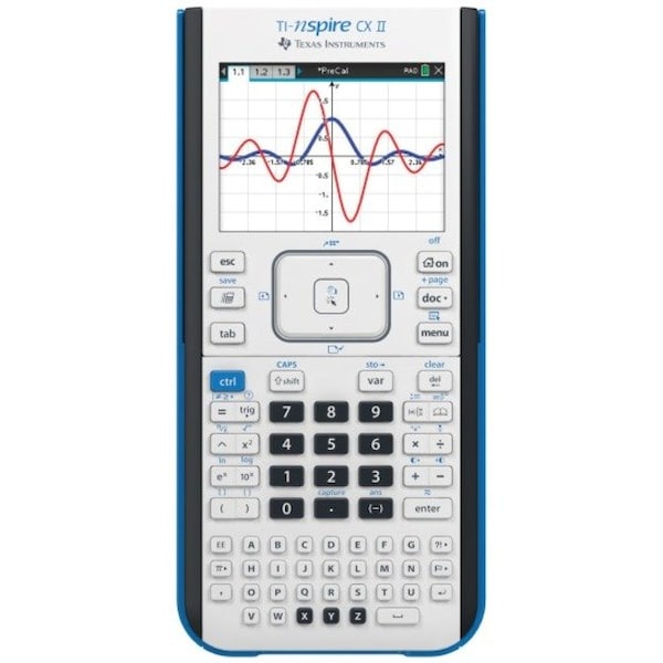 Texas Instruments TI Nspire CX II Student Softw, NSPIRECXII NSCX2/TBL/1L1 - main